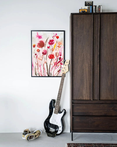 Spring Flowers - Moderne Wanddecoratie | Artprint, Glass Art & Wandkleed by Urban Cotton