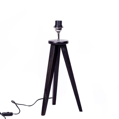 Biak Tafellamp voet Teakhout 50cm