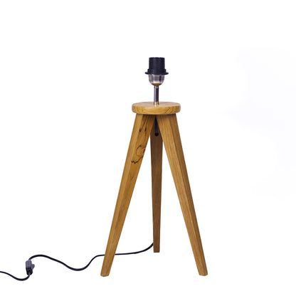 Biak Tafellamp voet Teakhout 50cm