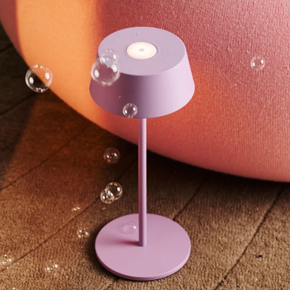 Tafellamp oplaadbaar Hugo Violet Lila