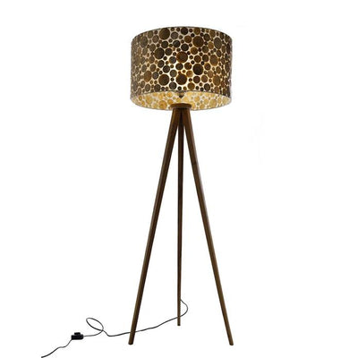 Biak Lampvoet Teakhout 130cm - in 2 kleuren by VillaFlor