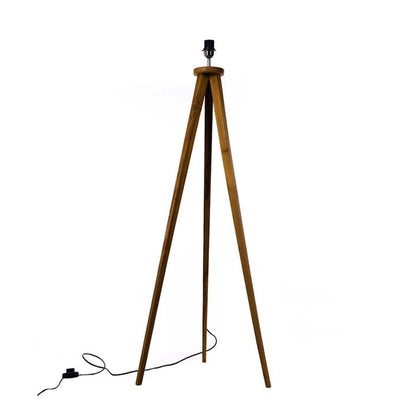 Biak Lampvoet Teakhout 130cm - in 2 kleuren by VillaFlor