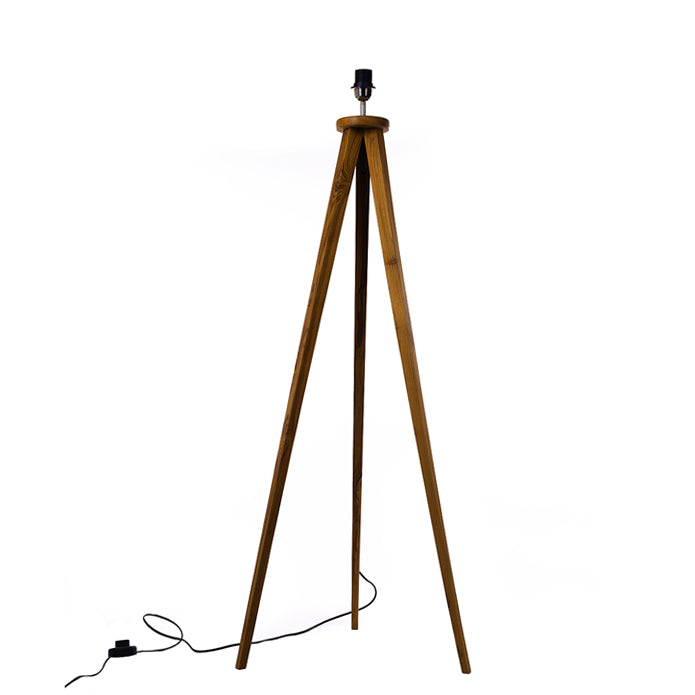 Biak Lampvoet Teakhout 130cm - in 2 kleuren