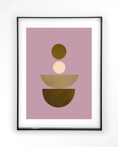 Forma 1 Lilac - Moderne Wanddecoratie | Artprint, Glass Art & Wandkleed by Urban Cotton