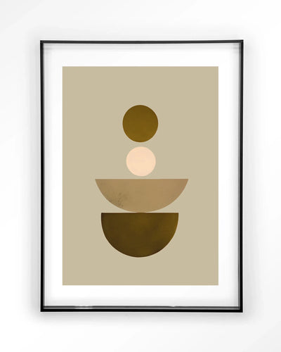 Forma 1 Beige - Moderne Wanddecoratie | Artprint, Glass Art & Wandkleed by Urban Cotton