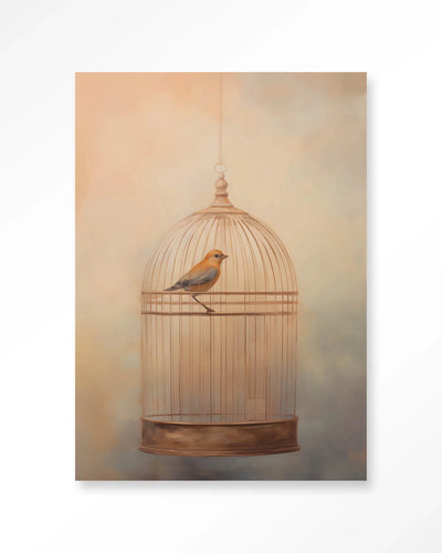Bird Cage - Moderne Wanddecoratie | Artprint, Glass Art & Wandkleed by Urban Cotton