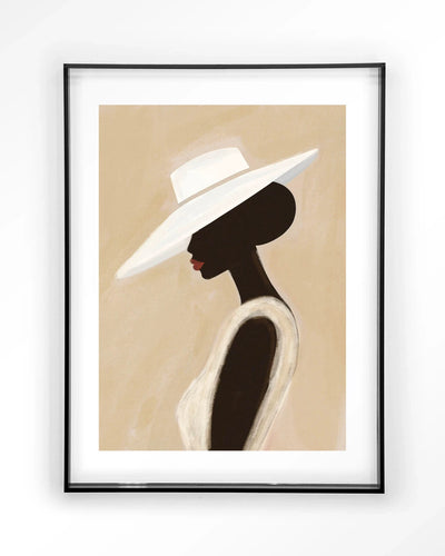 Lady - Moderne Wanddecoratie | Artprint, Glass Art & Wandkleed by Urban Cotton