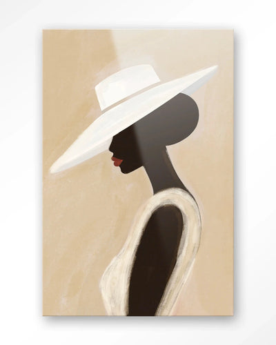 Lady - Moderne Wanddecoratie | Artprint, Glass Art & Wandkleed by Urban Cotton