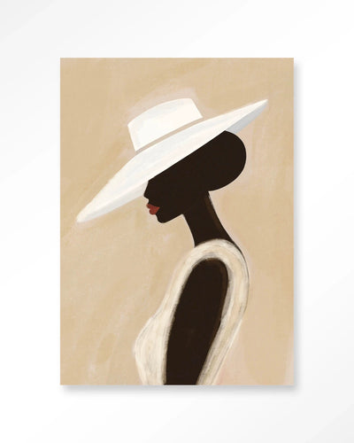Lady - Moderne Wanddecoratie | Artprint, Glass Art & Wandkleed by Urban Cotton