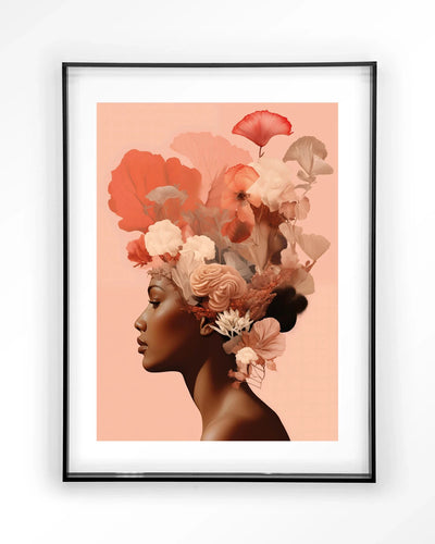 Flower Crown - Moderne Wanddecoratie | Artprint, Glass Art & Wandkleed by Urban Cotton