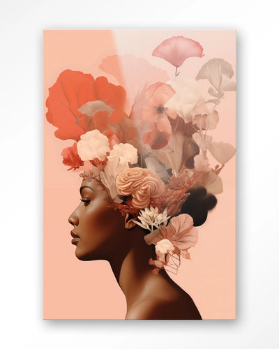 Flower Crown - Moderne Wanddecoratie | Artprint, Glass Art & Wandkleed by Urban Cotton