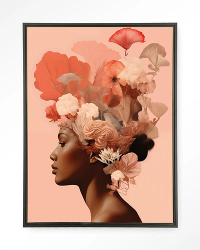 Flower Crown - Moderne Wanddecoratie | Artprint, Glass Art & Wandkleed by Urban Cotton