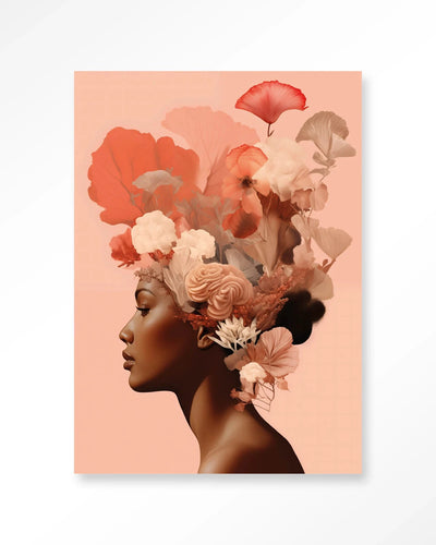 Flower Crown - Moderne Wanddecoratie | Artprint, Glass Art & Wandkleed by Urban Cotton