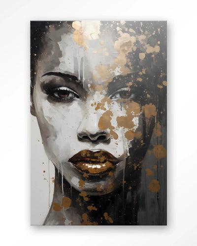 Golden Girl - Moderne Wanddecoratie | Artprint, Glass Art & Wandkleed by Urban Cotton