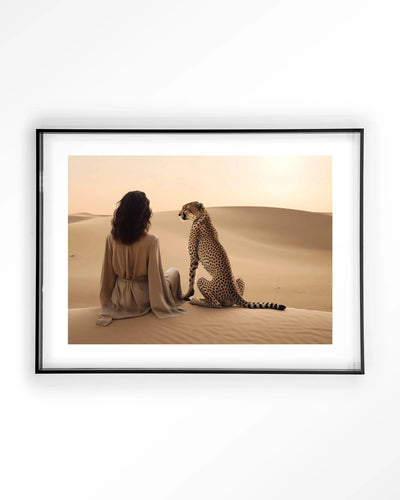 Desert Gazing - Moderne Wanddecoratie | Artprint, Glass Art & Wandkleed by Urban Cotton