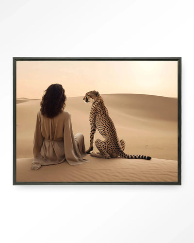 Desert Gazing - Moderne Wanddecoratie | Artprint, Glass Art & Wandkleed by Urban Cotton