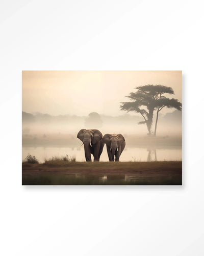 Elephant Mother - Moderne Wanddecoratie | Artprint, Glass Art & Wandkleed by Urban Cotton