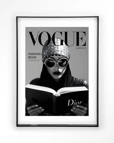 Fashion Book White - Moderne Wanddecoratie | Artprint, Glass Art & Wandkleed by Urban Cotton