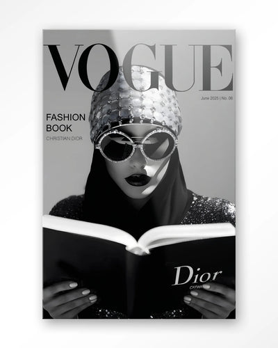 Fashion Book White - Moderne Wanddecoratie | Artprint, Glass Art & Wandkleed by Urban Cotton