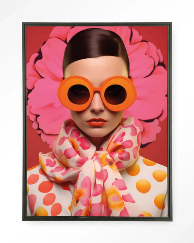 Pink Flower - Moderne Wanddecoratie | Artprint, Glass Art & Wandkleed by Urban Cotton