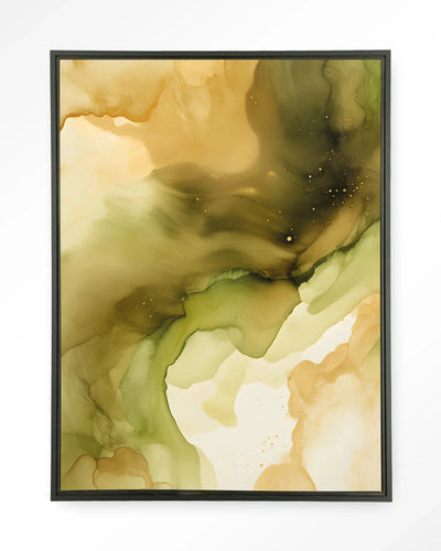 Green Flow - Moderne Wanddecoratie | Artprint, Glass Art & Wandkleed by Urban Cotton