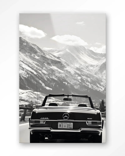 Winter Road - Moderne Wanddecoratie | Artprint, Glass Art & Wandkleed by Urban Cotton