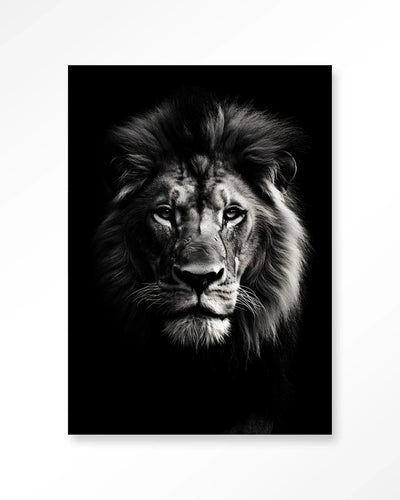 Mighty Lion - Moderne Wanddecoratie | Artprint, Glass Art & Wandkleed by Urban Cotton