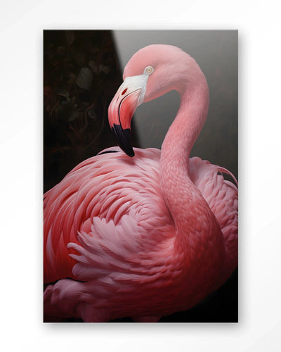 Pink Flamingo - Moderne Wanddecoratie | Artprint, Glass Art & Wandkleed by Urban Cotton