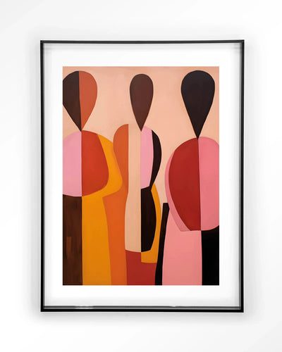 Silhouettes - Moderne Wanddecoratie | Artprint, Glass Art & Wandkleed by Urban Cotton