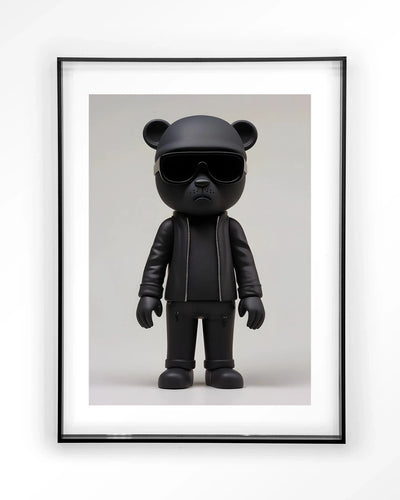 Security Bear - Moderne Wanddecoratie | Artprint, Glass Art & Wandkleed by Urban Cotton