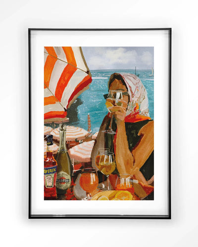 Aperol o’clock - Moderne Wanddecoratie | Artprint, Glass Art & Wandkleed by Urban Cotton