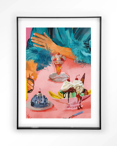 Ice Creams - Moderne Wanddecoratie | Artprint, Glass Art & Wandkleed by Urban Cotton