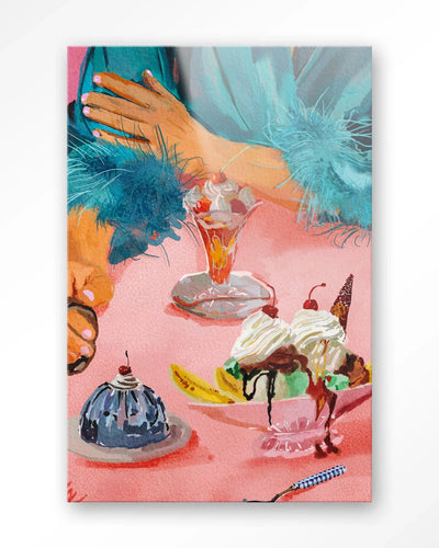 Ice Creams - Moderne Wanddecoratie | Artprint, Glass Art & Wandkleed by Urban Cotton