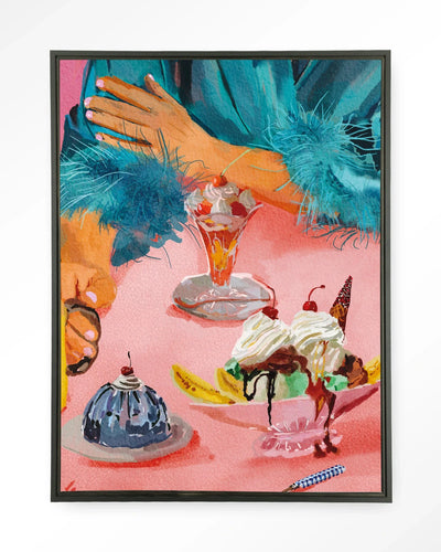 Ice Creams - Moderne Wanddecoratie | Artprint, Glass Art & Wandkleed by Urban Cotton