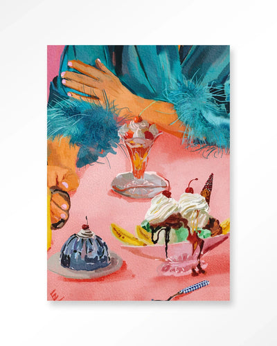 Ice Creams - Moderne Wanddecoratie | Artprint, Glass Art & Wandkleed by Urban Cotton