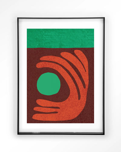Elements Green - Moderne Wanddecoratie | Artprint, Glass Art & Wandkleed by Urban Cotton