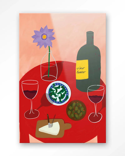 Tinto Evening - Moderne Wanddecoratie | Artprint, Glass Art & Wandkleed by Urban Cotton