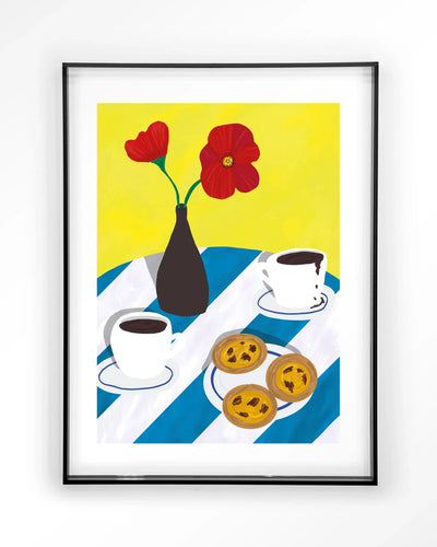 Nata Afternoon - Moderne Wanddecoratie | Artprint, Glass Art & Wandkleed by Urban Cotton