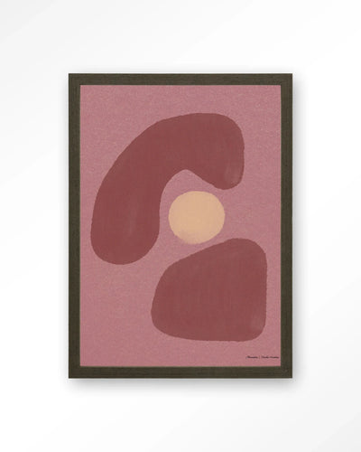 Elementa Morado 1 - Moderne Wanddecoratie | Artprint, Glass Art, Wandkleed by Urban Cotton