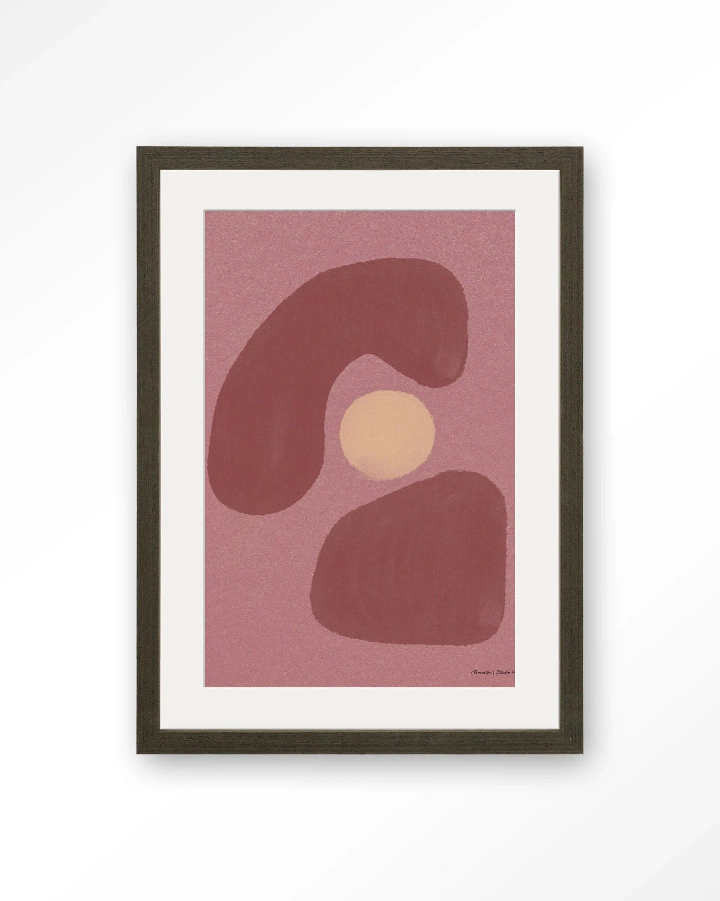 Elementa Morado 1 - Moderne Wanddecoratie | Artprint, Glass Art, Wandkleed by Urban Cotton