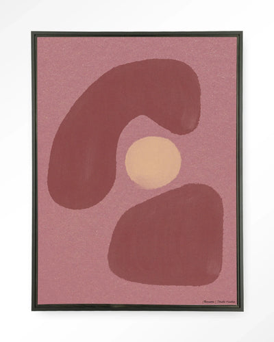 Elementa Morado 1 - Moderne Wanddecoratie | Artprint, Glass Art, Wandkleed by Urban Cotton