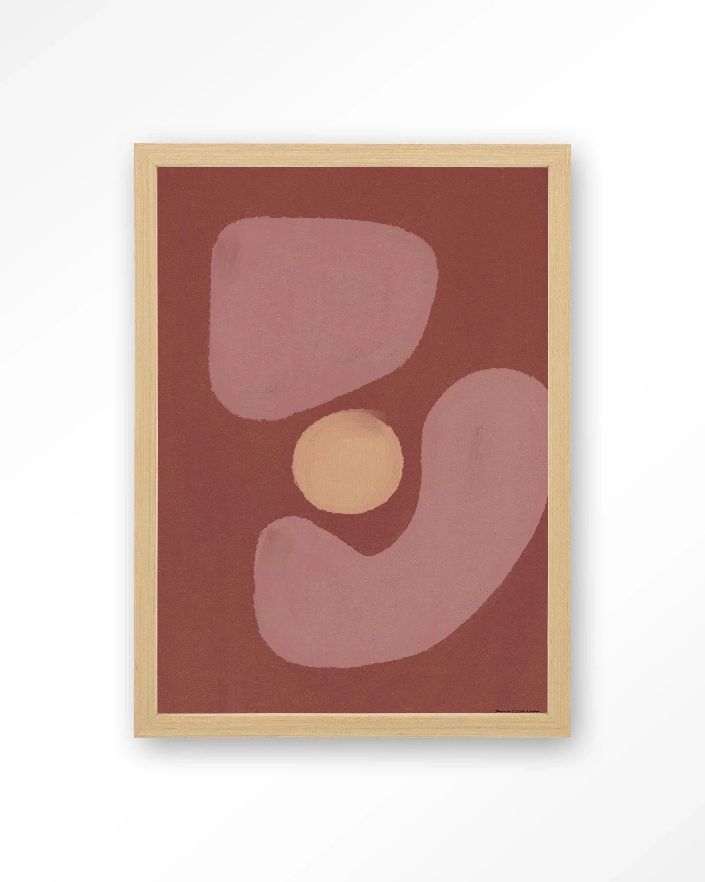 Elementa Morado 2 - Moderne Wanddecoratie | Artprint, Glass Art, Wandkleed by Urban Cotton