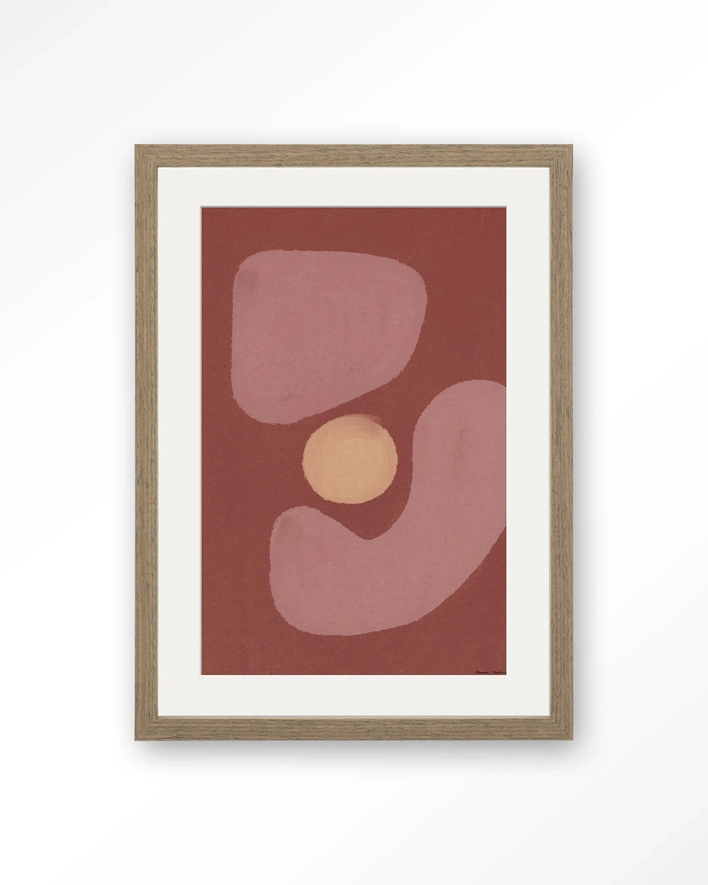 Elementa Morado 2 - Moderne Wanddecoratie | Artprint, Glass Art, Wandkleed by Urban Cotton