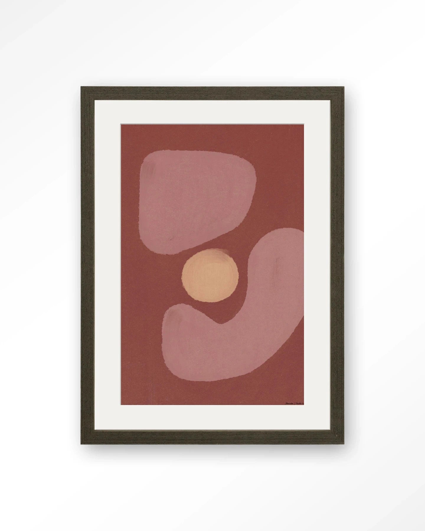 Elementa Morado 2 - Moderne Wanddecoratie | Artprint, Glass Art, Wandkleed by Urban Cotton