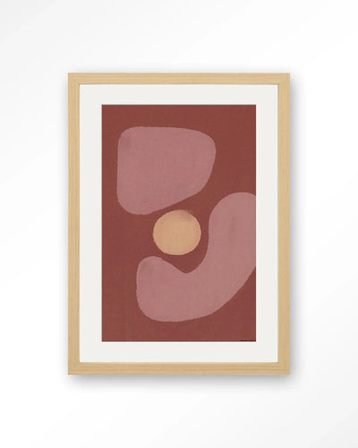 Elementa Morado 2 - Moderne Wanddecoratie | Artprint, Glass Art, Wandkleed by Urban Cotton