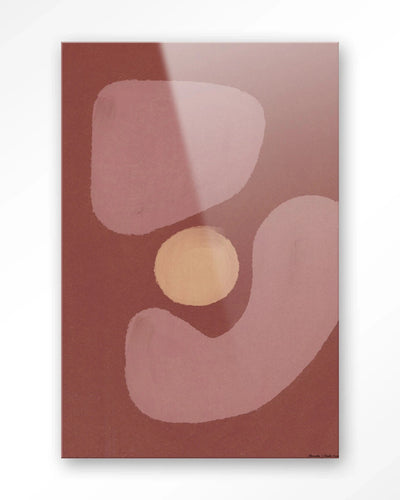 Elementa Morado 2 - Moderne Wanddecoratie | Artprint, Glass Art, Wandkleed by Urban Cotton