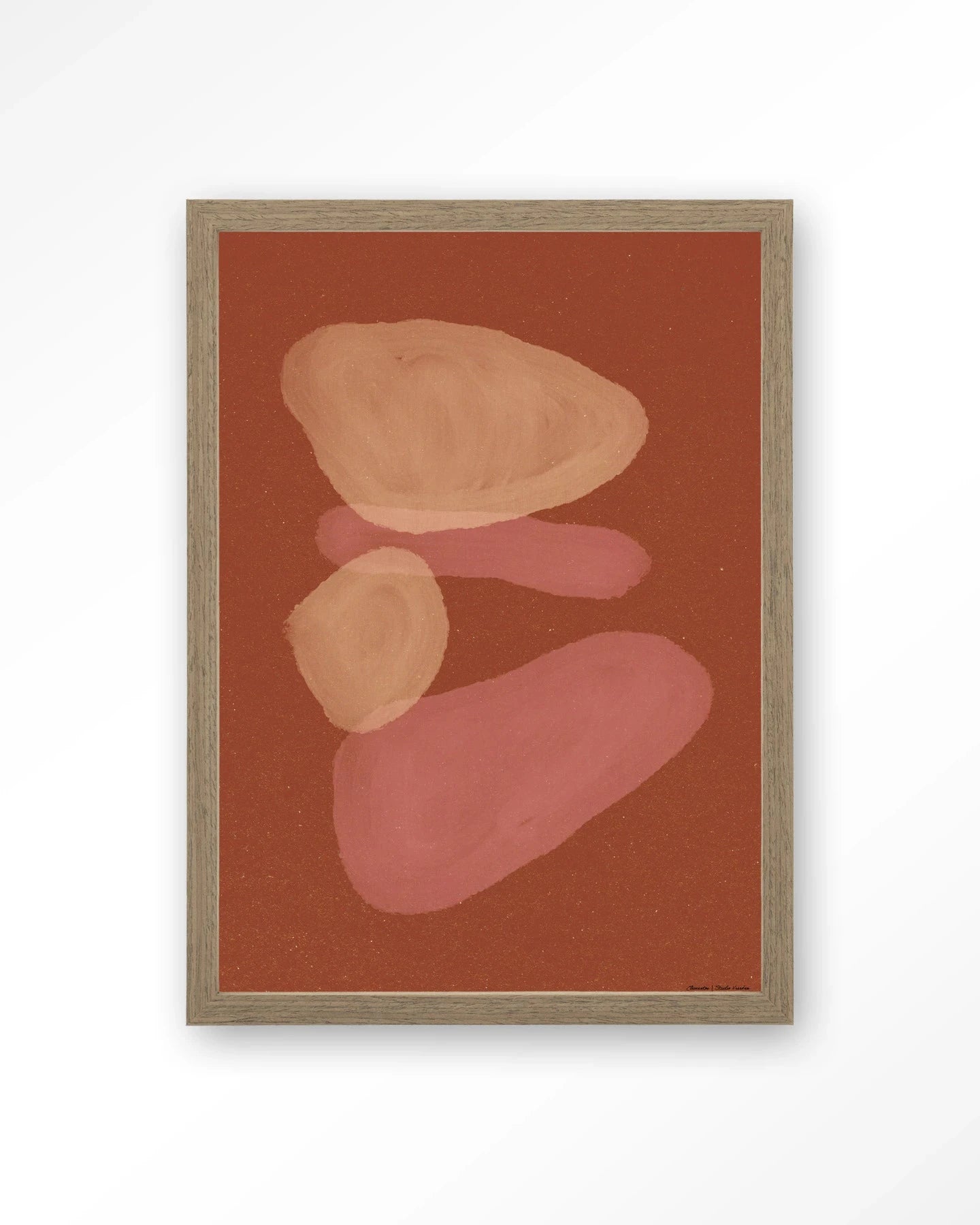 Elementa Rossa 1 - Moderne Wanddecoratie | Artprint, Glass Art, Wandkleed by Urban Cotton