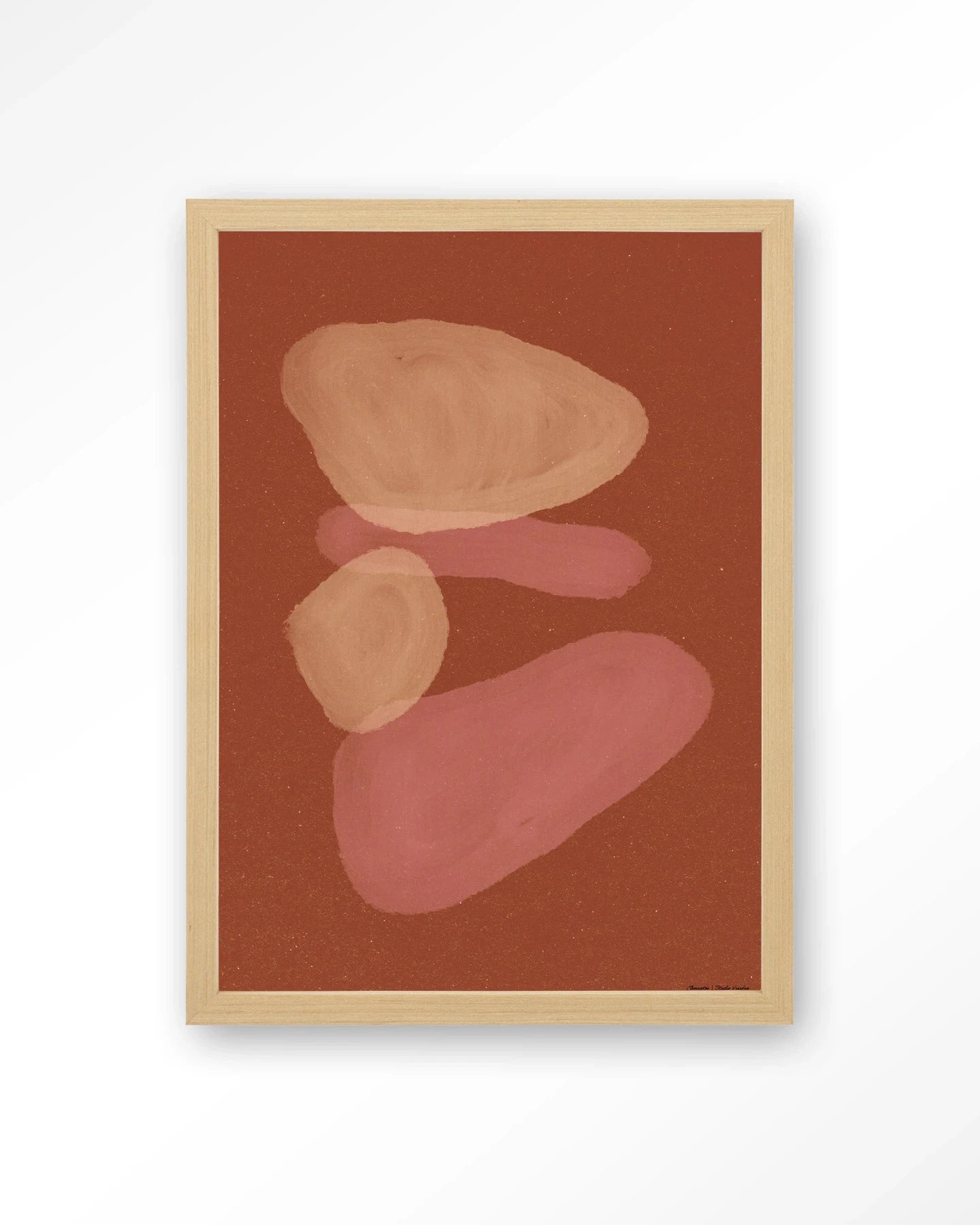 Elementa Rossa 1 - Moderne Wanddecoratie | Artprint, Glass Art, Wandkleed by Urban Cotton