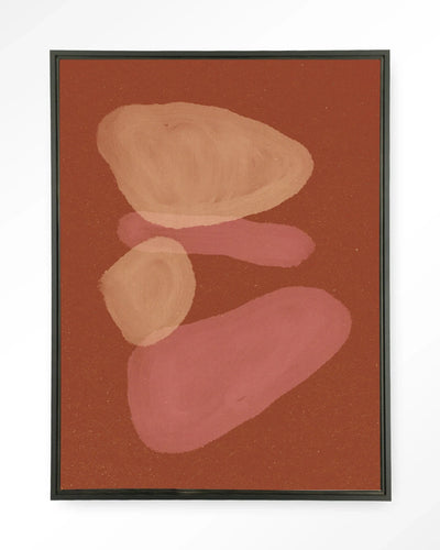 Elementa Rossa 1 - Moderne Wanddecoratie | Artprint, Glass Art, Wandkleed by Urban Cotton