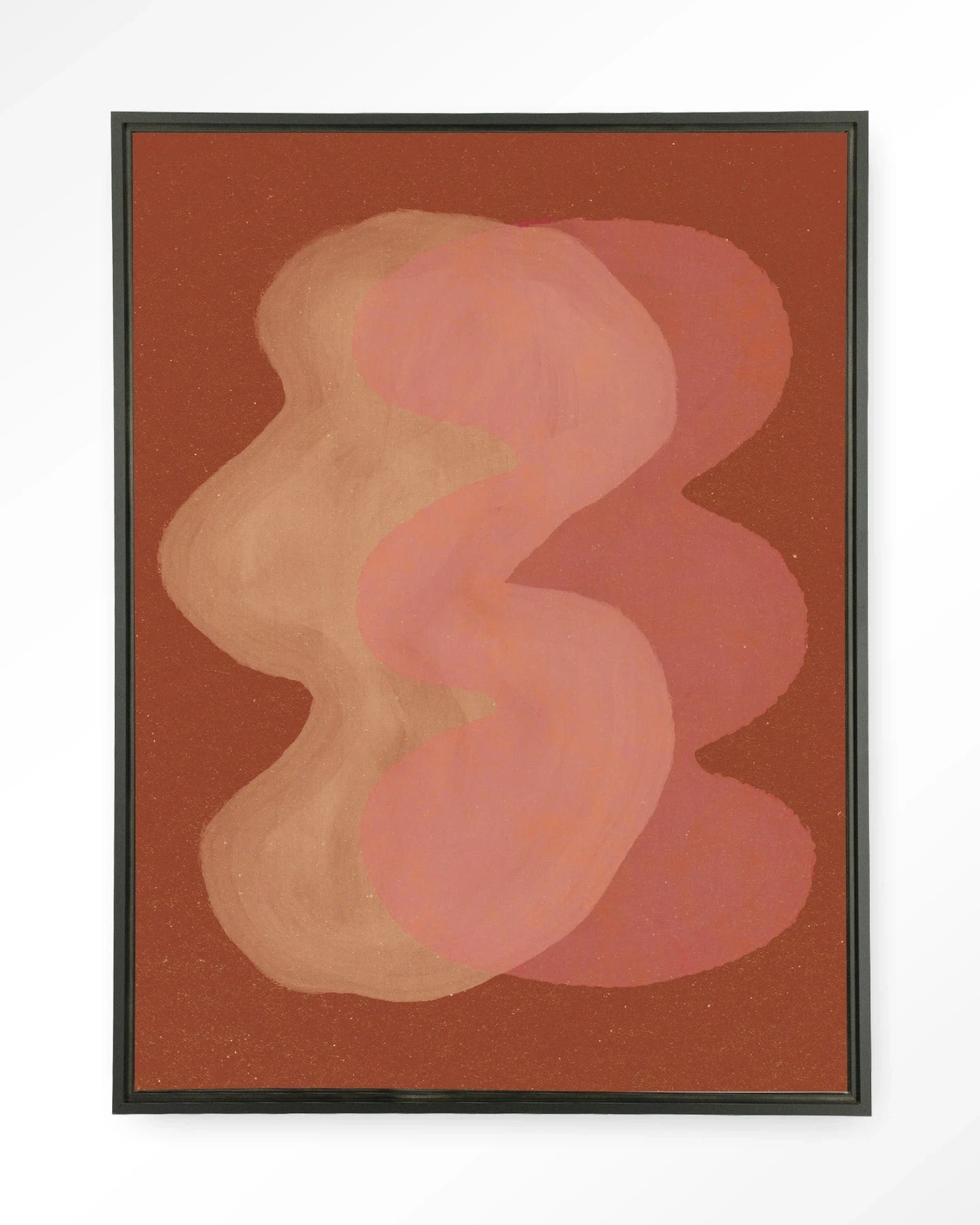 Elementa Rossa 2 - Moderne Wanddecoratie | Artprint, Glass Art, Wandkleed by Urban Cotton